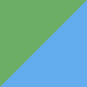 Grön, Blå